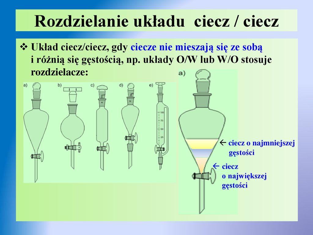 Metody Rozdzielania Mieszanin Ppt Pobierz